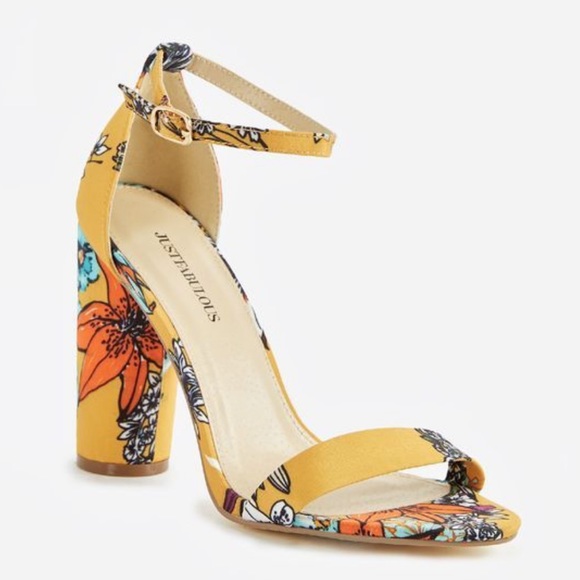 JustFab Shoes - NEW cylinder heel sz 9.5